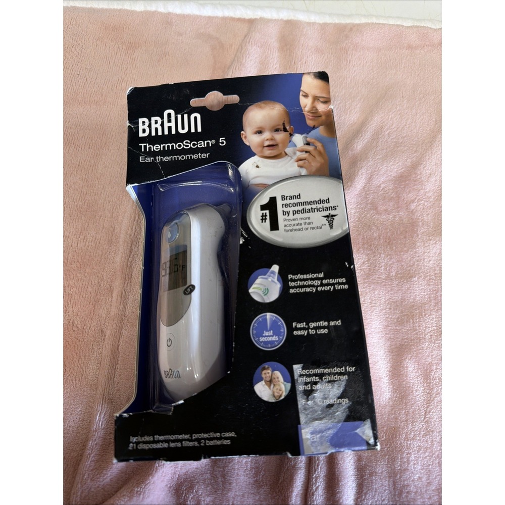 BRAUN Thermoscan5 Ear Thermometer IRT6020 NEW baby/kids